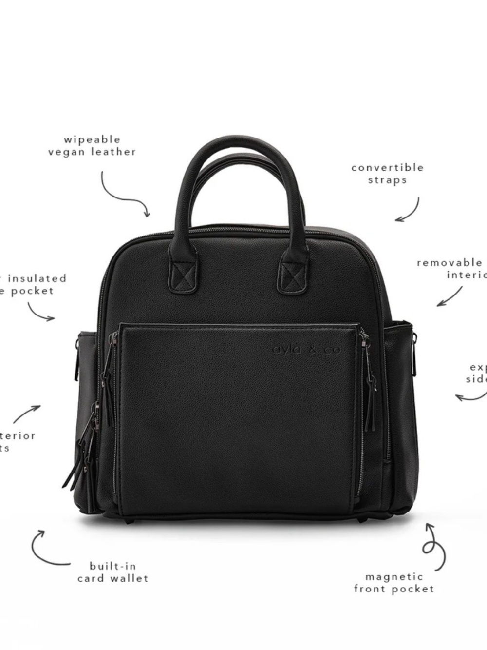 Ayla & Co Mini Bag - Black - Picture 2 of 2